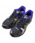 KITH（キス）の古着「GEL-KAYANO14ローカットスニーカー」｜ブラック×ネイビー×イエロー