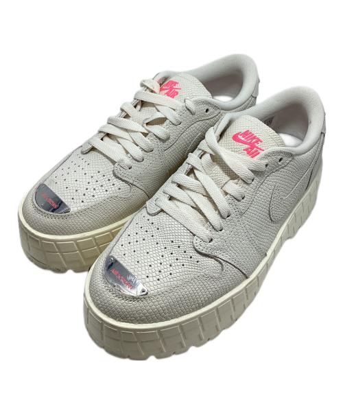 NIKE（ナイキ）NIKE (ナイキ) W AIR JORDAN 1 BROOKLYN LOW/ウィメンズ エア ジョーダン 1 ブルックリン ロー ホワイト サイズ:24.5の古着・服飾アイテム