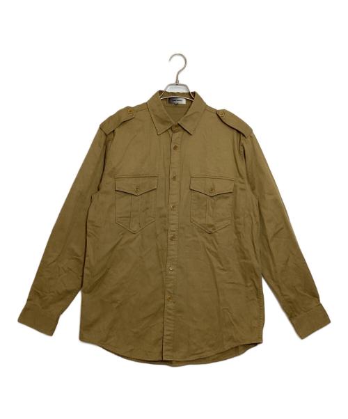 ISABEL MARANT（イザベルマラン）ISABEL MARANT (イザベルマラン) 刺繍デザインエポレットシャツ ブラウン サイズ:Mの古着・服飾アイテム