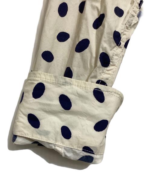 MARNI（マルニ）MARNI (マルニ) ドットストライプドッキングシャツ ベージュ×ブラック サイズ:52の古着・服飾アイテム