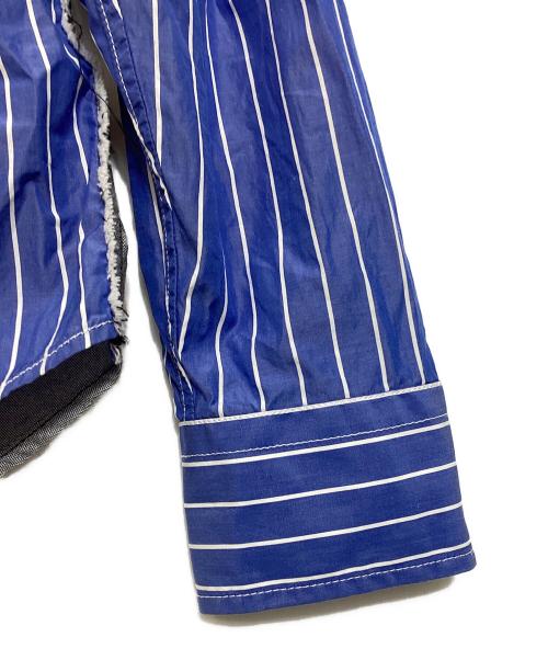 MARNI（マルニ）MARNI (マルニ) ドットストライプドッキングシャツ ベージュ×ブラック サイズ:52の古着・服飾アイテム