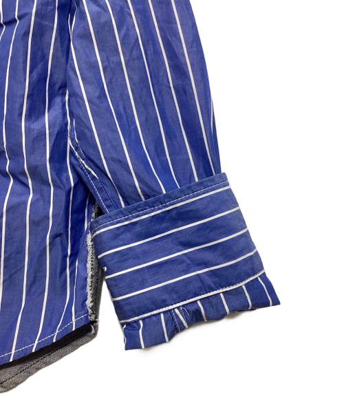 MARNI（マルニ）MARNI (マルニ) ドットストライプドッキングシャツ ベージュ×ブラック サイズ:52の古着・服飾アイテム