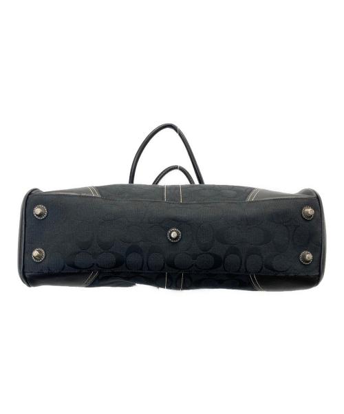 COACH（コーチ）COACH (コーチ) ホースビットシグネチャートートバッグ ブラックの古着・服飾アイテム