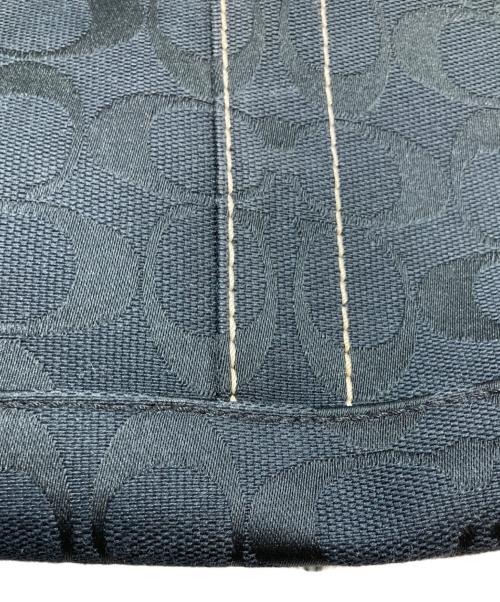COACH（コーチ）COACH (コーチ) ホースビットシグネチャートートバッグ ブラックの古着・服飾アイテム