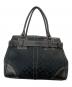 COACH (コーチ) ホースビットシグネチャートートバッグ ブラック：12000円
