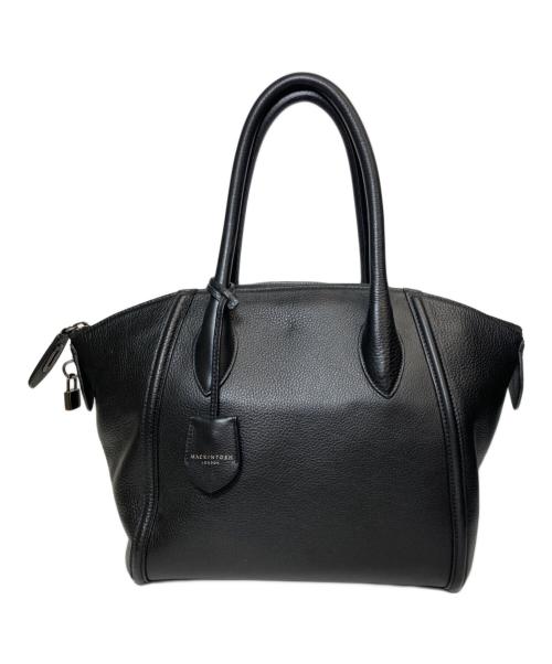 MACKINTOSH LONDON（マッキントッシュ ロンドン）MACKINTOSH LONDON (マッキントッシュ ロンドン) レザートートバッグ ブラックの古着・服飾アイテム