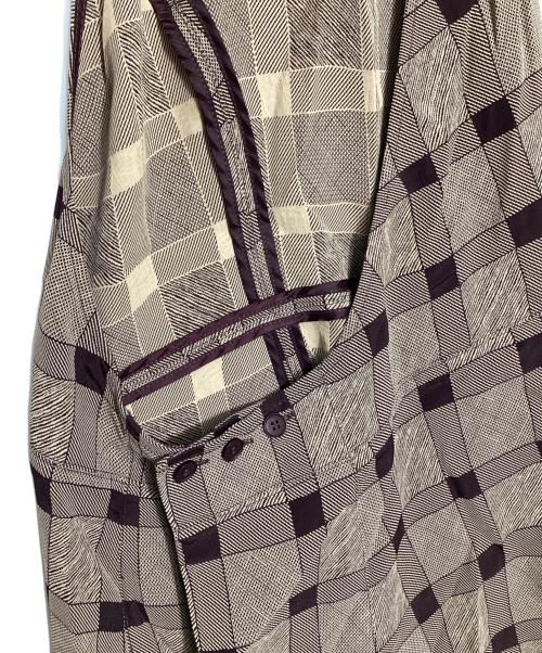 TODAYFUL（トゥデイフル）TODAYFUL (トゥデイフル) Halterneck Checkjacquard Tops ブラウン サイズ:Freeの古着・服飾アイテム