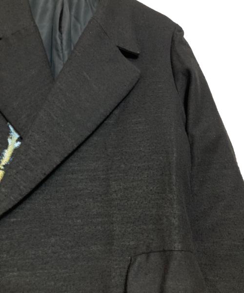 CHRISTIAN DADA（クリスチャンダダ）CHRISTIAN DADA (クリスチャンダダ) フラワージャガード刺繍コート ブラック サイズ:46の古着・服飾アイテム