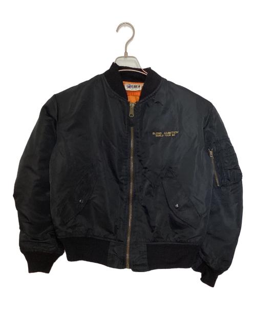 ALPHA（アルファ）ALPHA (アルファ) EMEA 90's MADONNA“WORLD TOUR MA-1 ブラック サイズ:Mの古着・服飾アイテム