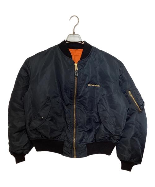ALPHA（アルファ）ALPHA (アルファ) Pioneer (パイオニア) 90s WORLDTOUR STAFF JACKET ブラック サイズ:XLの古着・服飾アイテム