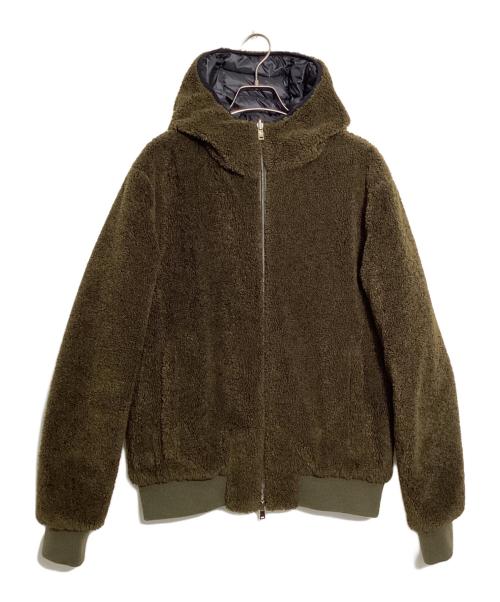 HERNO（ヘルノ）HERNO (ヘルノ) リバーシブル中綿ボアジャケット ブラウン サイズ:48の古着・服飾アイテム