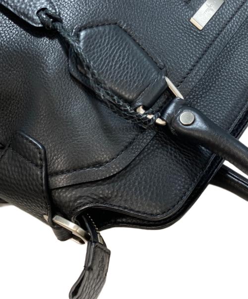COLE HAAN（コールハーン）COLE HAAN (コールハーン) レザーバッグ ブラックの古着・服飾アイテム