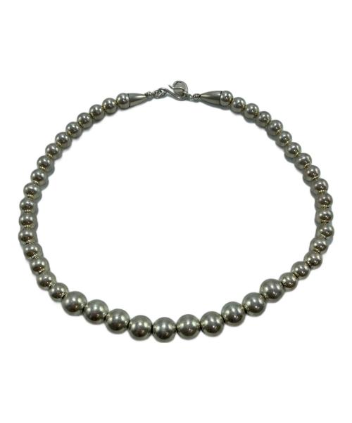 MAUA JEWELRY（マウア ジュエリー）MAUA JEWELRY (マウア ジュエリー) シルバービーズショートネックレス シルバーの古着・服飾アイテム