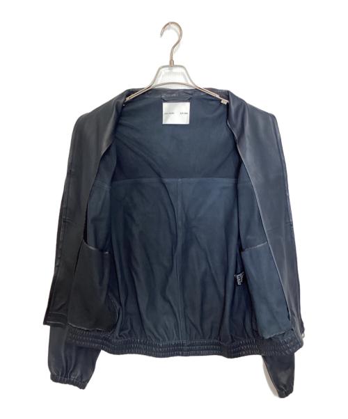 H&M ATELIER（エイチアンドエム アトリエ）H&M ATELIER (エイチアンドエム アトリエ) 26SS　Leather jacket ネイビー サイズ:Sの古着・服飾アイテム