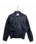 H&M ATELIER（エイチアンドエム アトリエ）の古着「26SS　Leather jacket」｜ネイビー