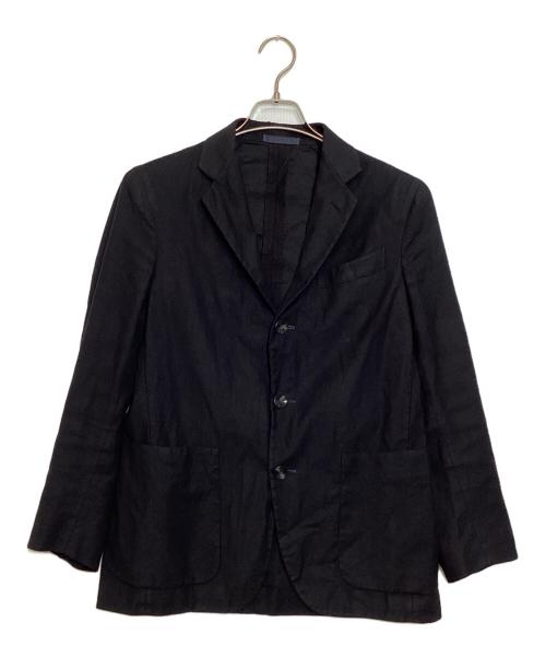 CARUSO（カルーゾ）CARUSO (カルーゾ) リネン混3Bジャケット ブラック サイズ:-の古着・服飾アイテム