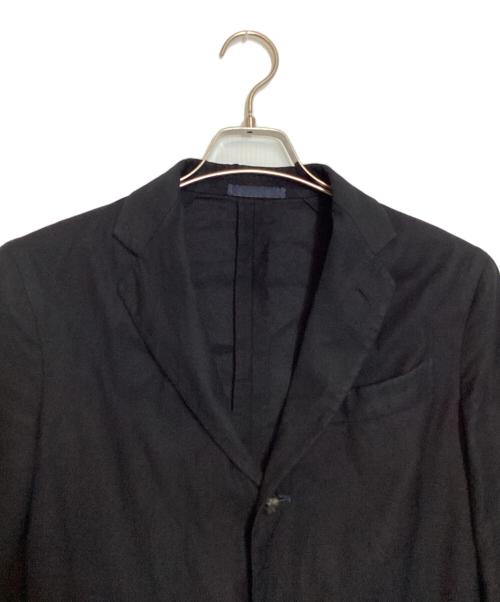 CARUSO（カルーゾ）CARUSO (カルーゾ) リネン混3Bジャケット ブラック サイズ:-の古着・服飾アイテム