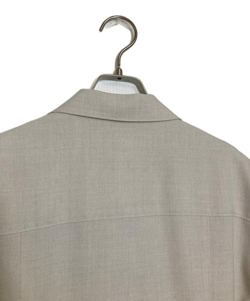 allureville（アルアバイル）allureville (アルアバイル) フレンチスリーブラップワンピース グレー サイズ:2の古着・服飾アイテム