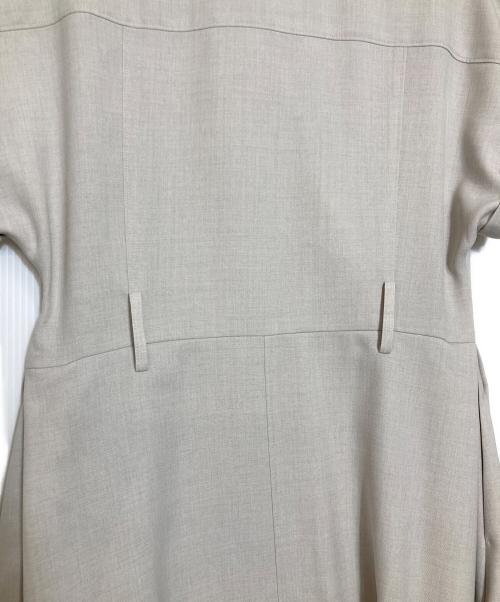 allureville（アルアバイル）allureville (アルアバイル) フレンチスリーブラップワンピース グレー サイズ:2の古着・服飾アイテム