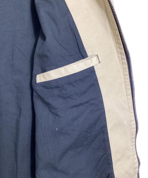 COACH（コーチ）COACH (コーチ) 襟レザーツイルワークジャケット ベージュ サイズ:Mの古着・服飾アイテム