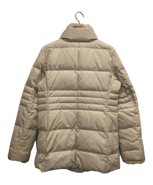 BURBERRY LONDON（バーバリーロンドン）BURBERRY LONDON (バーバリーロンドン) 裏地ノバチェックファーダウンコート ベージュ サイズ:38の古着・服飾アイテム
