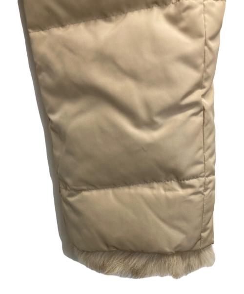 BURBERRY LONDON（バーバリーロンドン）BURBERRY LONDON (バーバリーロンドン) 裏地ノバチェックファーダウンコート ベージュ サイズ:38の古着・服飾アイテム