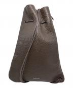 HENDER SCHEMEエンダースキーマ）の古着「ZACC巾着ショルダーバッグ」｜ブラウン