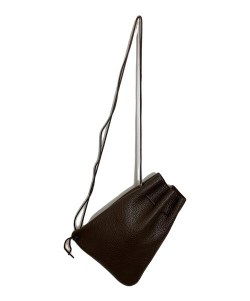 HENDER SCHEME（エンダースキーマ）Hender Scheme (エンダースキーマ) ZACC巾着ショルダーバッグ ブラウンの古着・服飾アイテム