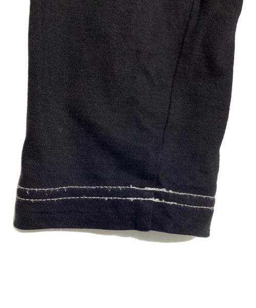 tricot COMME des GARCONS（トリココムデギャルソン）tricot COMME des GARCONS (トリココムデギャルソン) コットンフリル ステッチシャツ ブラック サイズ:Sの古着・服飾アイテム
