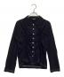 tricot COMME des GARCONS（トリココムデギャルソン）の古着「コットンフリル ステッチシャツ」｜ブラック