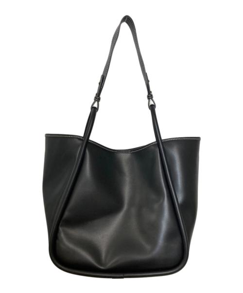 CHARLES & KEITH（チャールズアンドキース）CHARLES & KEITH (チャールズアンドキース) チューブラスラウチートートバッグ ブラックの古着・服飾アイテム