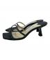 JIMMY CHOO (ジミーチュウ) ロゴミュールサンダル ブラック サイズ:37：8000円