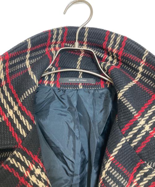 TAGLIATORE（タリアトーレ）TAGLIATORE (タリアトーレ) ラップコート ブラック×レッド×イエロー サイズ:46の古着・服飾アイテム