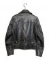 Rags McGREGOR (ラグスマックレガー) DOUBLE RIDER'S LEATHER JACKET ブラック サイズ:S：35000円