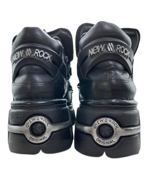 NEWROCK（ニューロック）NEWROCK (ニューロック) 厚底ブーツ ブラック サイズ:42の古着・服飾アイテム