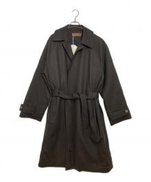 TROVE（トローヴ）の古着「COMPRESS WOOL KNIT WRAP COAT」｜ブラウン