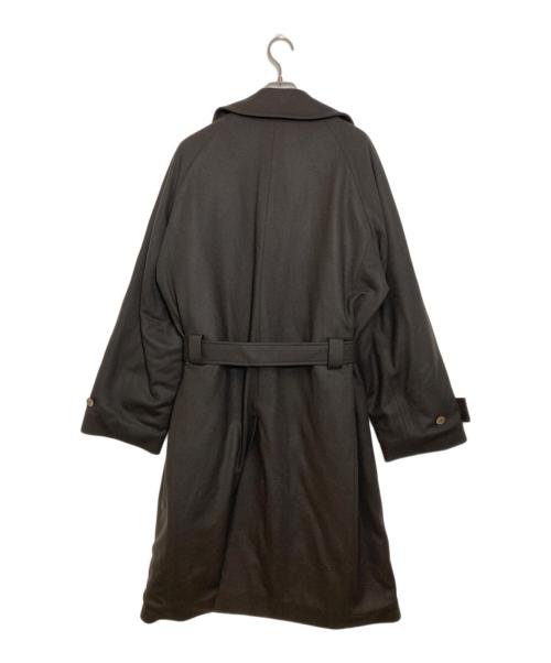 TROVE（トローヴ）TROVE (トローヴ) COMPRESS WOOL KNIT WRAP COAT ブラウン サイズ:3の古着・服飾アイテム