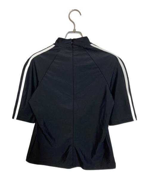 BALENCIAGA（バレンシアガ）BALENCIAGA (バレンシアガ) adidas (アディダス) コラボ ロゴプリントミニTシャツ ブラック サイズ:42の古着・服飾アイテム