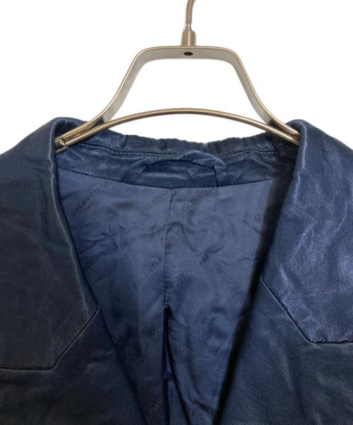 BALENCIAGA（バレンシアガ）BALENCIAGA (バレンシアガ) Steroid Double Breasted Creased Jacket ネイビー サイズ:2の古着・服飾アイテム