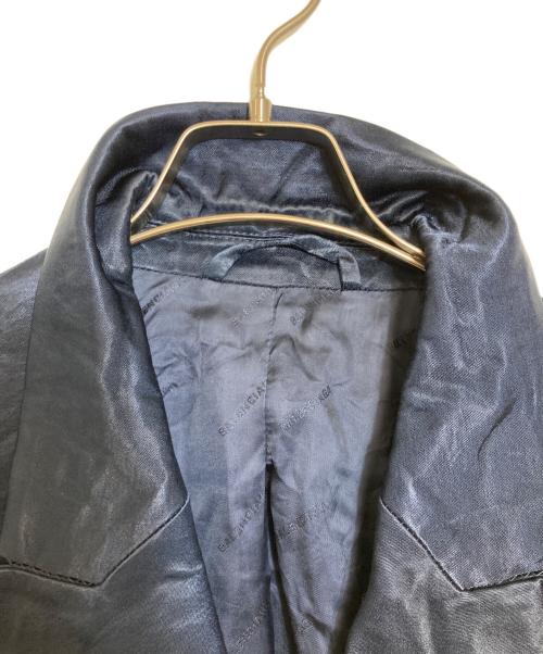 BALENCIAGA（バレンシアガ）BALENCIAGA (バレンシアガ) Steroid Double Breasted Creased Jacket ネイビー サイズ:2の古着・服飾アイテム