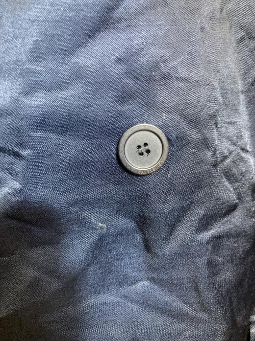 BALENCIAGA（バレンシアガ）BALENCIAGA (バレンシアガ) Steroid Double Breasted Creased Jacket ネイビー サイズ:2の古着・服飾アイテム