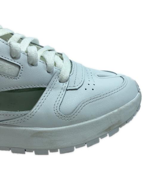 Maison Margiela（メゾンマルジェラ）Maison Margiela (メゾンマルジェラ) REEBOK (リーボック) Classic Leather Tabi High ハイカットスニーカー ホワイト サイズ:US7の古着・服飾アイテム