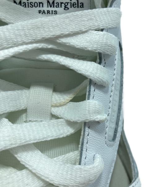 Maison Margiela（メゾンマルジェラ）Maison Margiela (メゾンマルジェラ) REEBOK (リーボック) Classic Leather Tabi High ハイカットスニーカー ホワイト サイズ:US7の古着・服飾アイテム