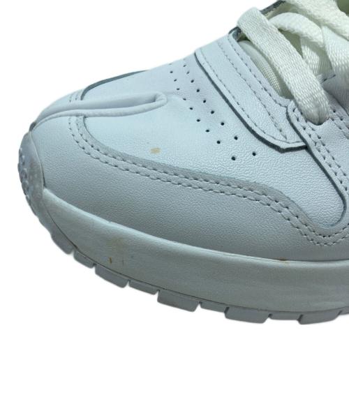 Maison Margiela（メゾンマルジェラ）Maison Margiela (メゾンマルジェラ) REEBOK (リーボック) Classic Leather Tabi High ハイカットスニーカー ホワイト サイズ:US7の古着・服飾アイテム