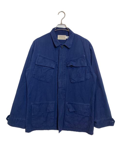 Denim & Supply Ralph Lauren（デニム＆サプライ ラルフローレン）DENIM & SUPPLY RALPH LAUREN (デニム＆サプライ ラルフローレン) リップストップミリタリーカバーオール ネイビー サイズ:Mの古着・服飾アイテム