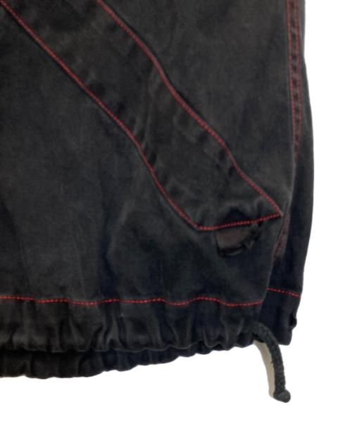 TRIPP（トリップ）TRIPP (トリップ) ステッチデザインカーゴパンツ ブラック×レッド サイズ:Mの古着・服飾アイテム