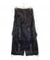 TRIPP (トリップ) ステッチデザインカーゴパンツ ブラック×レッド サイズ:M：14000円