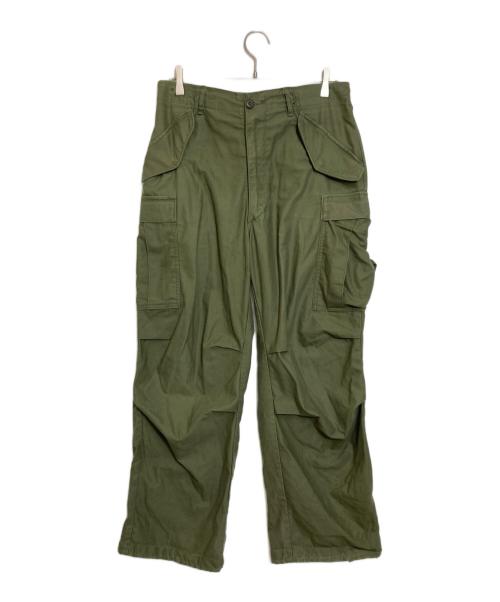 US ARMY（ユーエスアーミー）US ARMY (ユーエスアーミー) M-65フィールドカーゴパンツ カーキ サイズ:4の古着・服飾アイテム