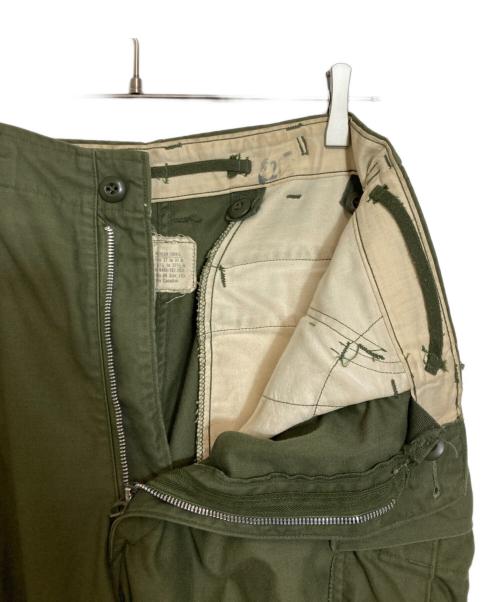 US ARMY（ユーエスアーミー）US ARMY (ユーエスアーミー) M-65フィールドカーゴパンツ カーキ サイズ:4の古着・服飾アイテム