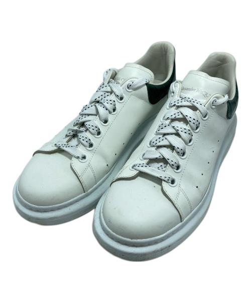 ALEXANDER McQUEEN（アレキサンダーマックイーン）ALEXANDER McQUEEN (アレキサンダーマックイーン) ローカットスニーカー ホワイト×グリーン サイズ:USの古着・服飾アイテム